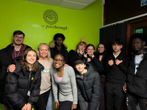 Trip out to Peterborough Escape rooms. 